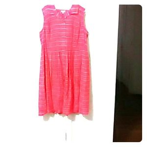 Front button sleeveless dress